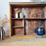 Wooden wall shelf - cubbies