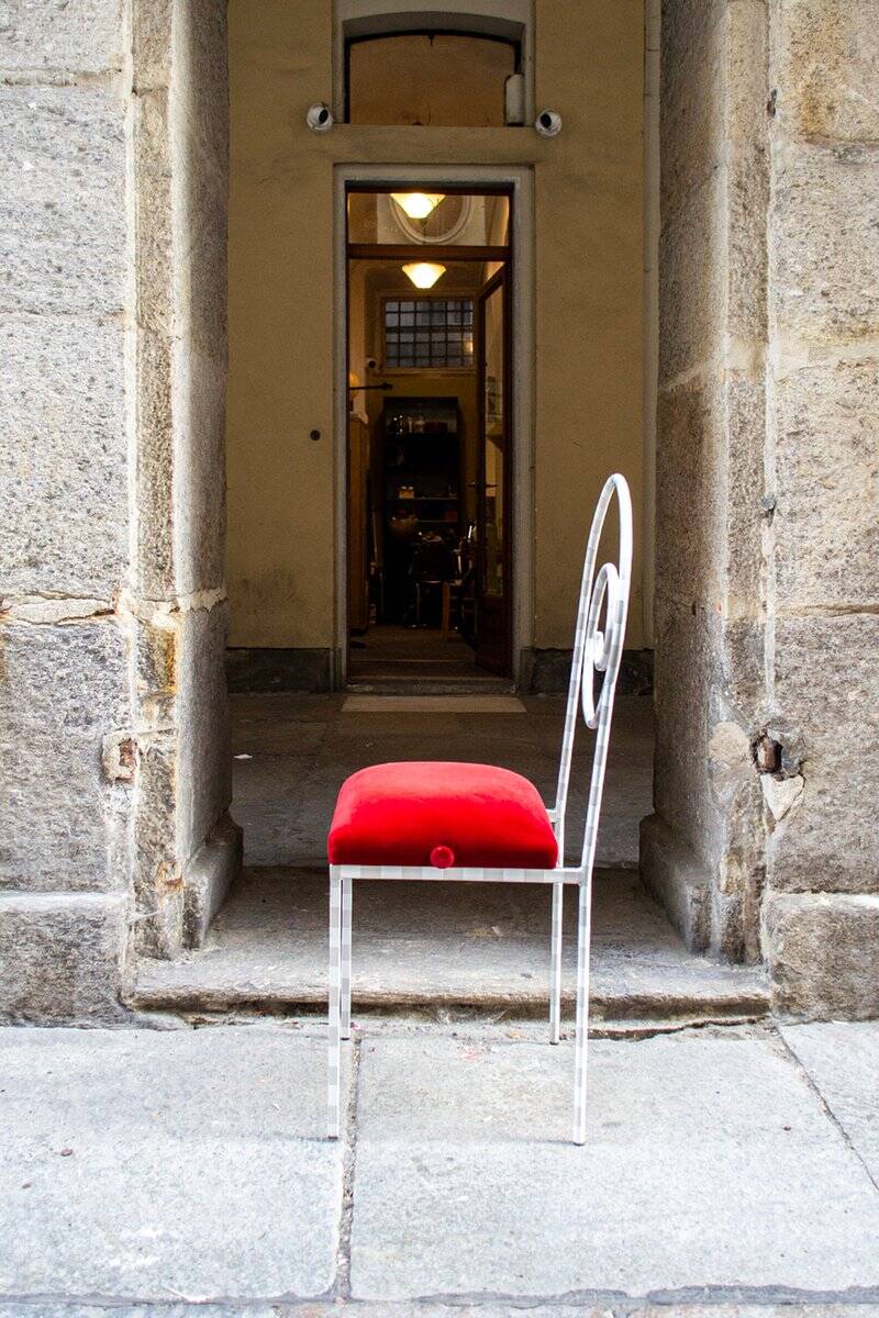 Sedia Suspiral by Luigi Serafini by Sawaya & Moroni, 1986