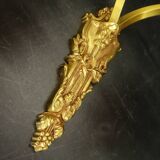 Pair of Louis XVI style wall lights from Lucien GAU, Paris - gilt bronze