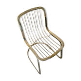 Metal chair wired
