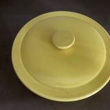 Plat légumier jaune années 60