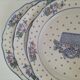 Trio of Gien dinner plates – “Marie Pierre Boitard” model