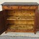 Old Parisian pine sideboard