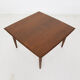 Vintage square teak coffee table