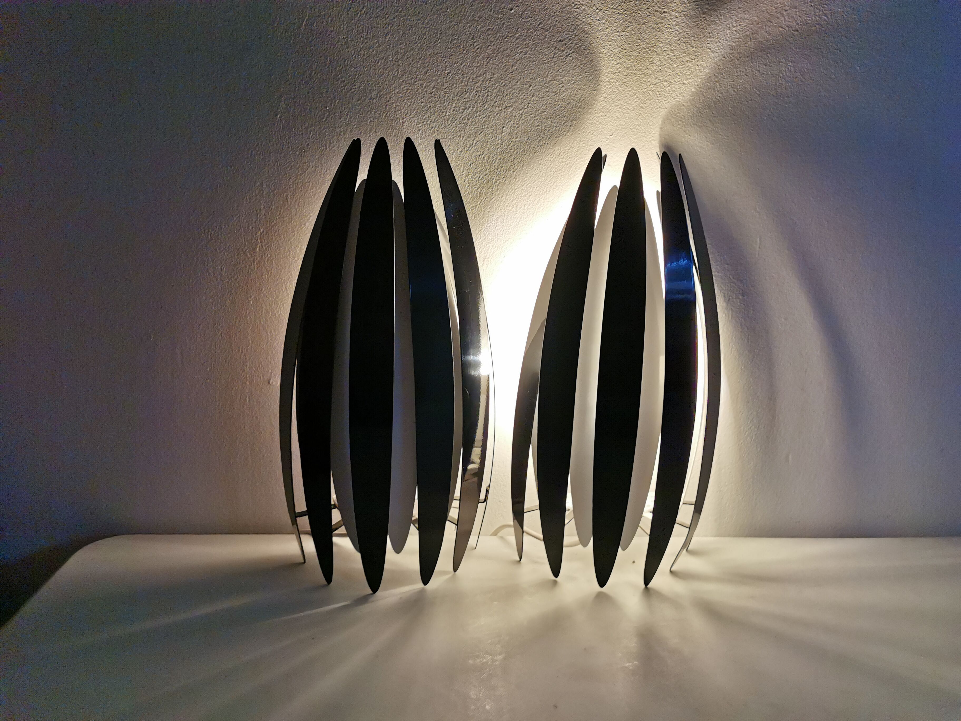 Wall lamps, model JAWS, type 4182 for Frandsen Lightning A/S. With solid metal "teeth"