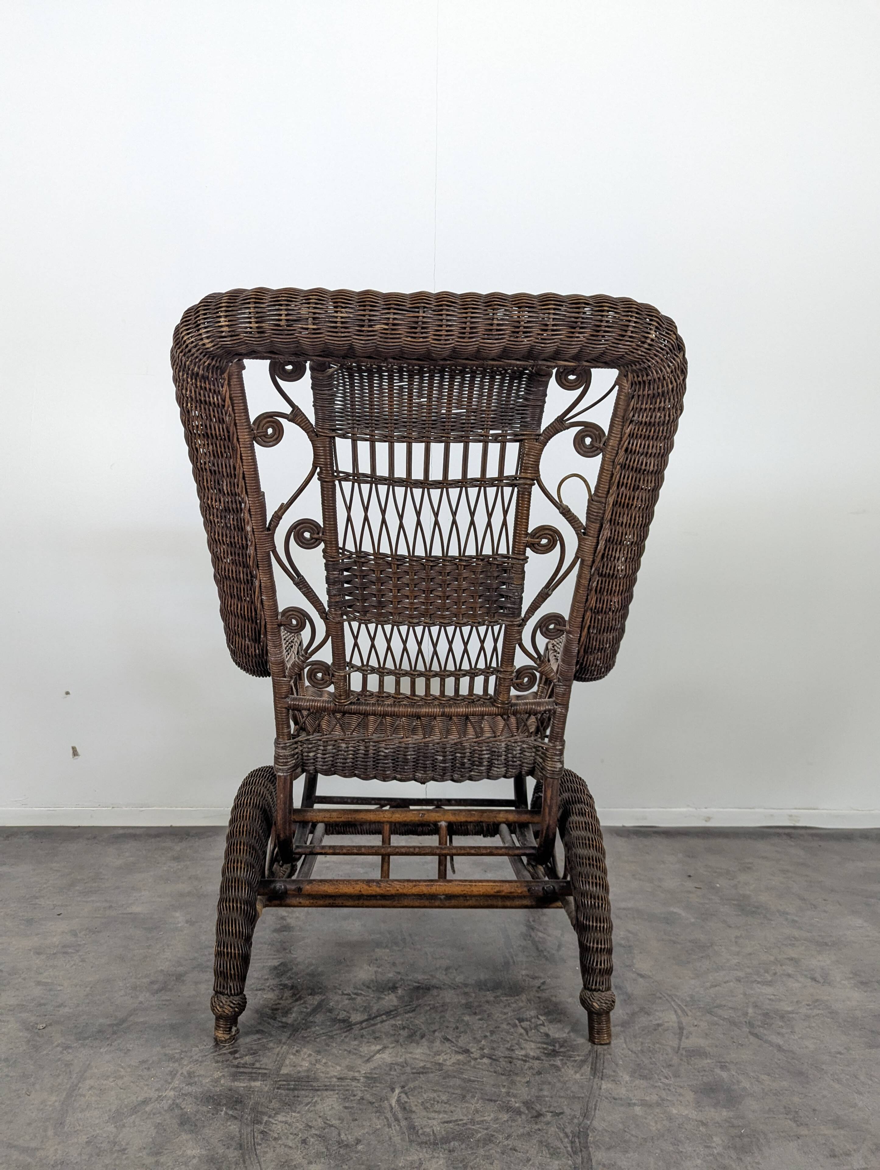 Rattan rocking chair