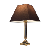 Lampe laiton doré milieu XXe