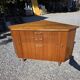 Scandinavian corner unit in teak from the 1960s.