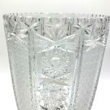 Midcentury Crystal Vase, Poland, 1960s.