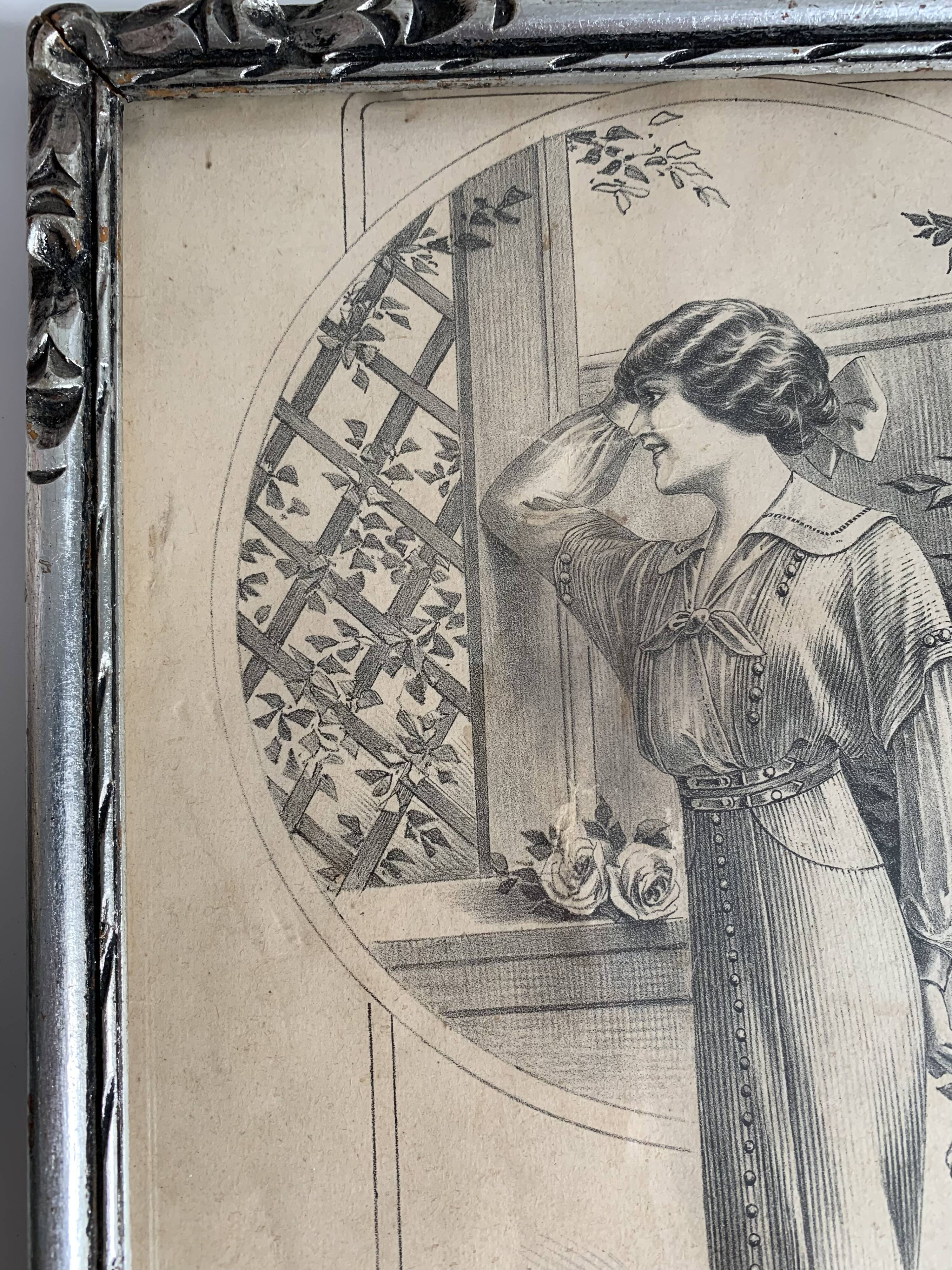 Fashion engraving 1910s- Berthe Bovy