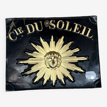 “Cie du soleil” plaque