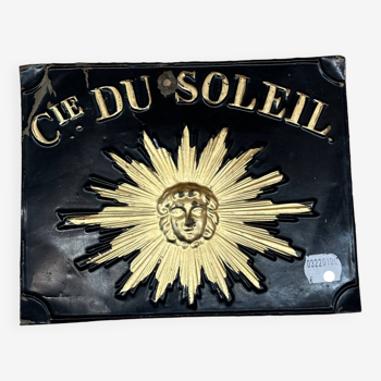 Plaque "Cie du soleil"