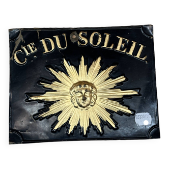 Plaque "Cie du soleil"