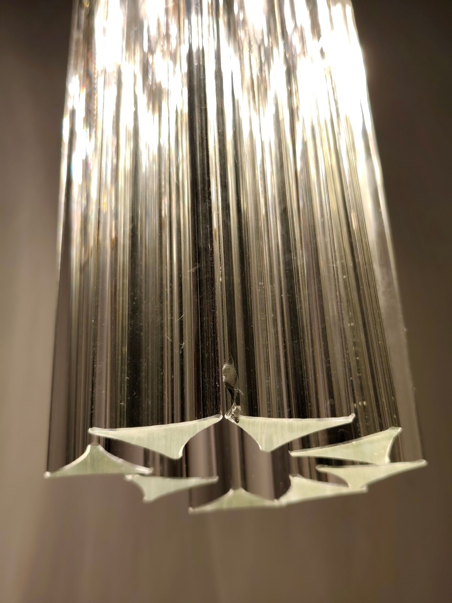 Suspension en cristal. Espagne, années 1960
