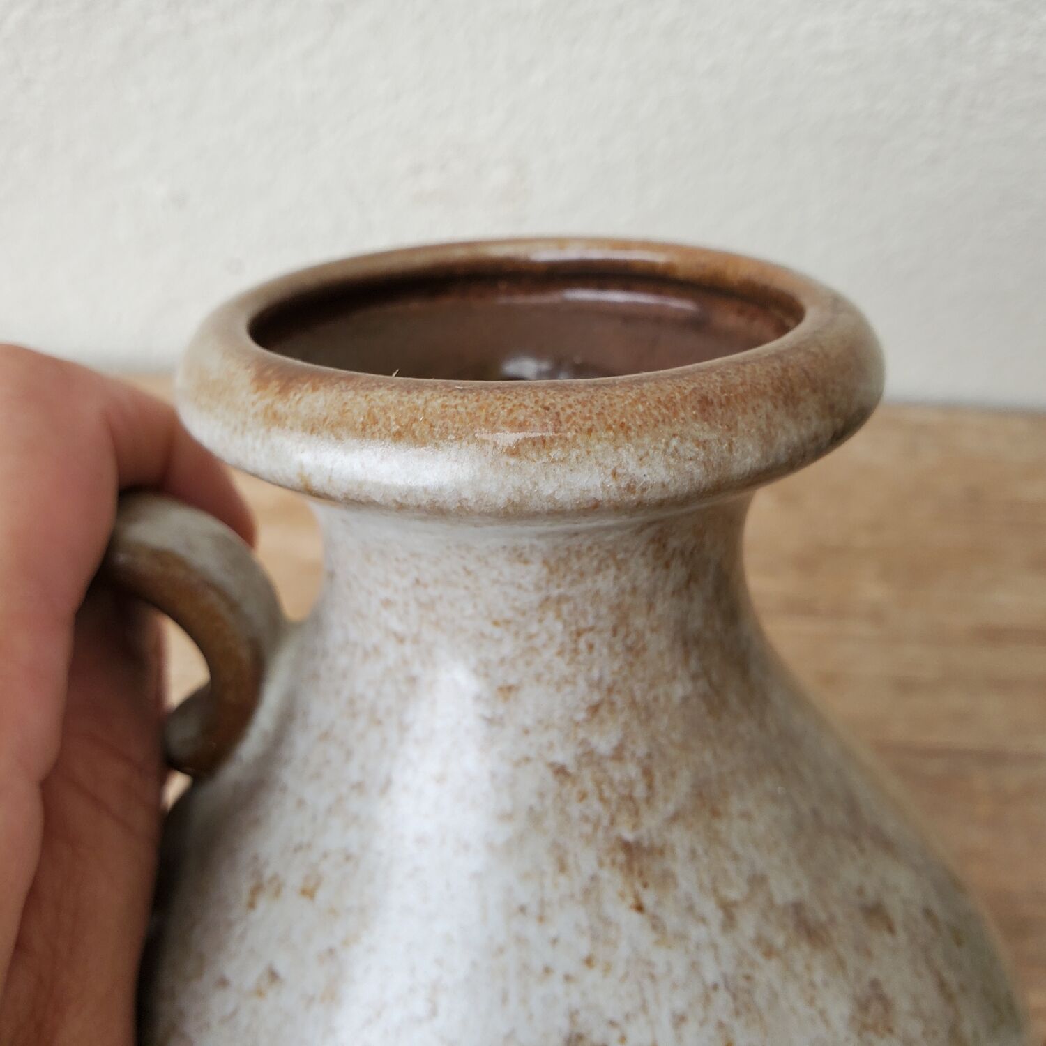 W. Germany ceramic ball vase