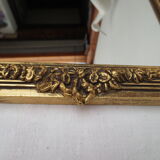 Rectangular mirror gilded tower 25x39cm