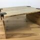 Yellow travertine coffee table, 70/80s