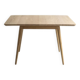 Square dining table in solid Vosges oak