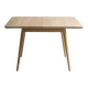 Table à manger au format carré en chêne massif des Vosges