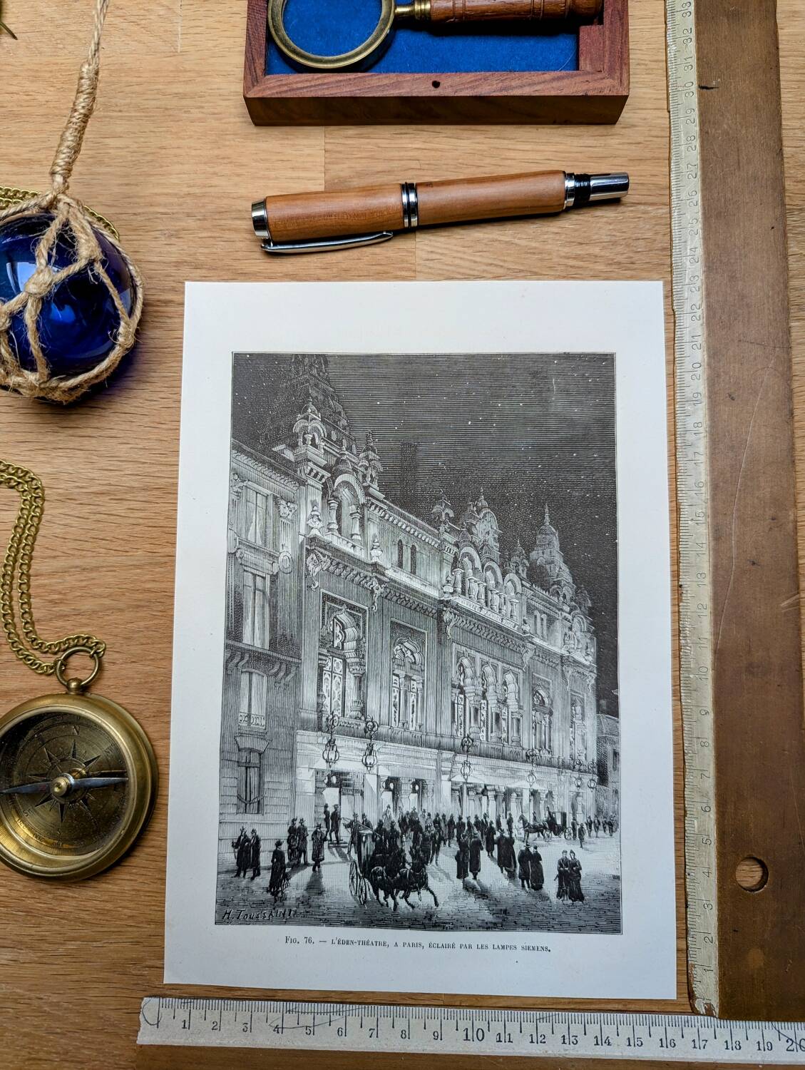 Imprimée en 1883, L'Eden Théâtre, Paris IXème.