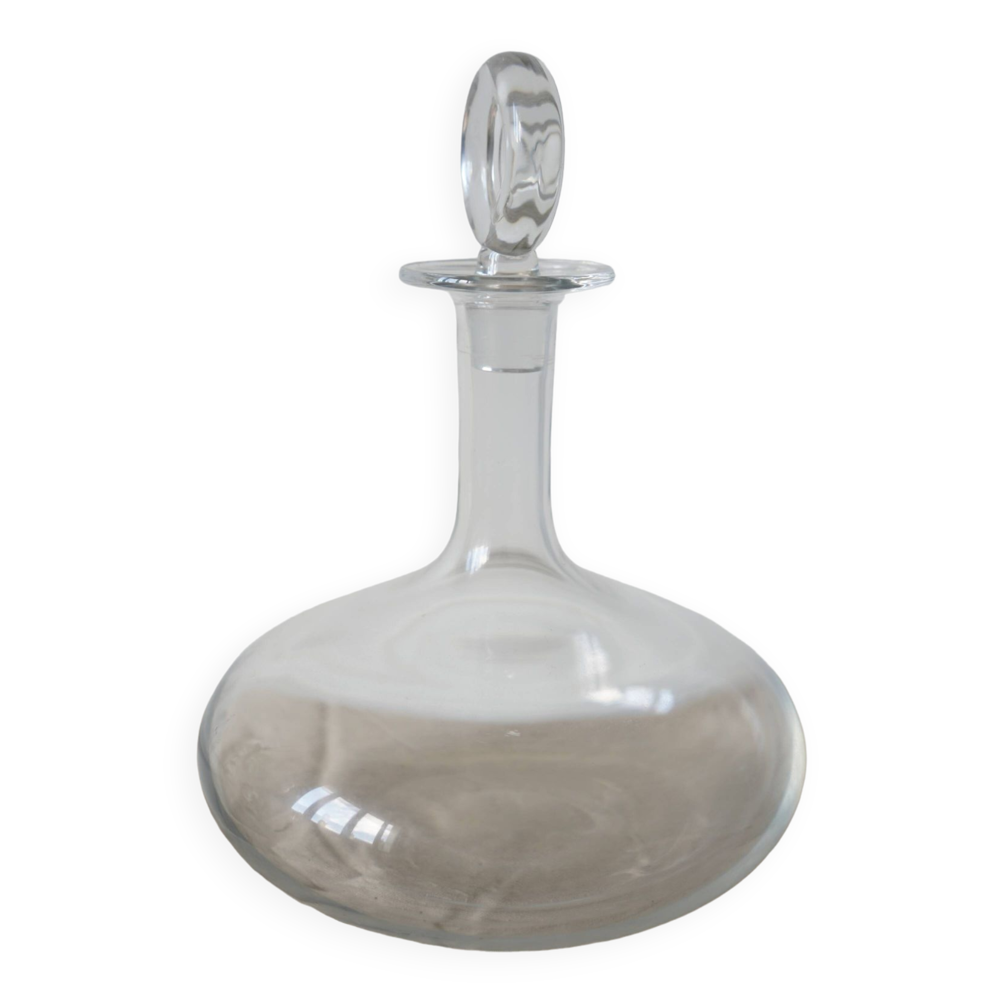 Decanter carafe - Signed Baccarat - Surcouf model