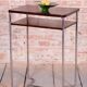 Bauhaus Czech Side Table in Walnut and Chrome from Mücke Melder, 1930s