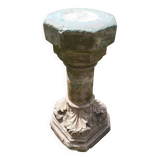 Holy water font on stone column (17th century)