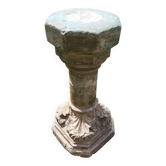 Holy water font on stone column (17th century)