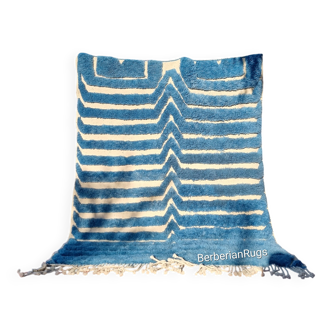 Traditional Moroccan rug, natural wool, 2.5 x 1.5 m.