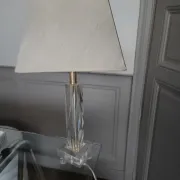 Vintage plexiglass lamp Le Dauphin