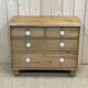 English dresser XIXth fir with its white porcelain buttons