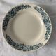 4 blue and white service dishes Alesia Longchamp Iron Land early 20th century