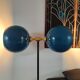 Lampadaire vintage 1980 double éclairage