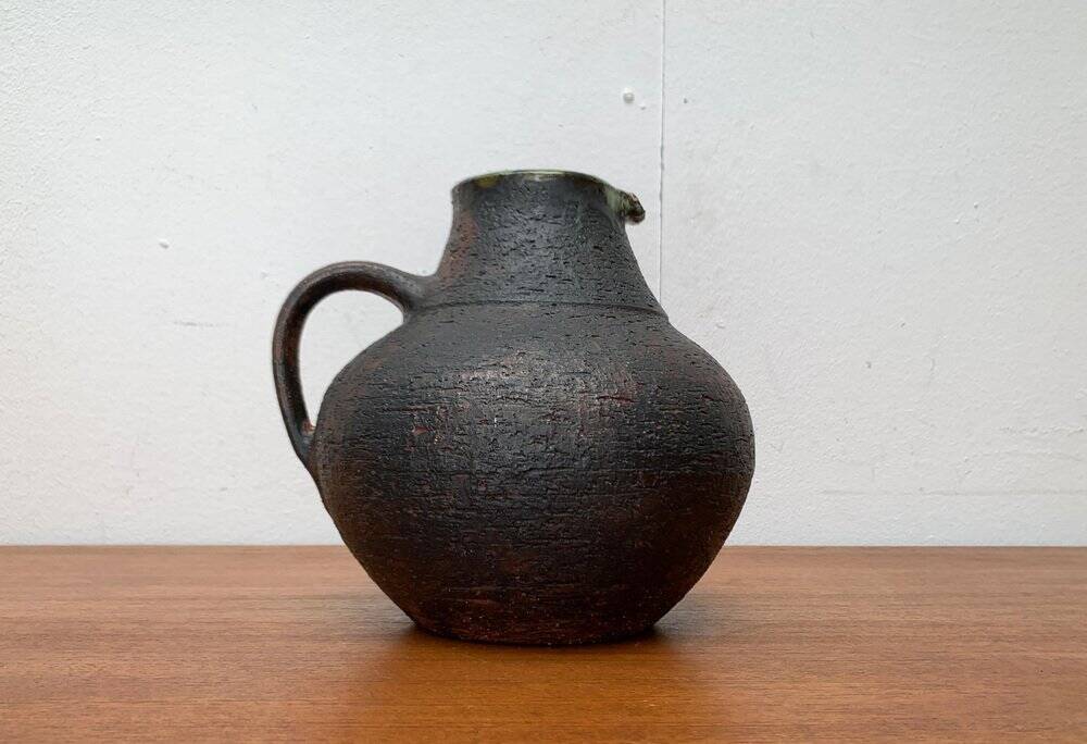 Large Vase Carafe from Brutalist Studio Mid-Century by Gerhard Liebenthron, Germany, 1960s