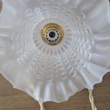 Baladeuse vintage – Tulipe en verre et fil doré, charme rétro