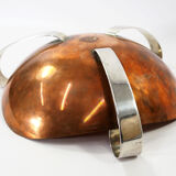 Mid-Century Copper & Silver Decorative Centerpiece
