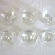 6 Daum Kim model wine glasses, mid-20th century