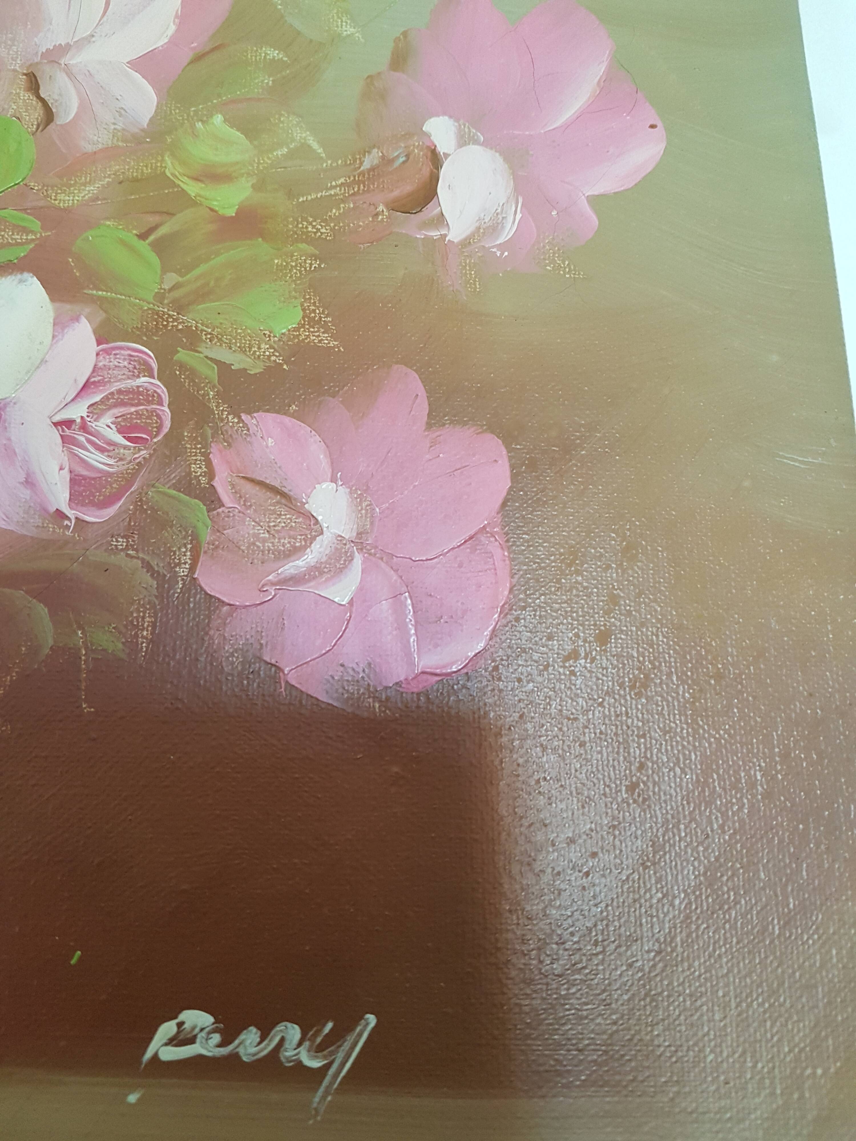 Table Oil on canvas by Les Roses