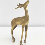 Golden brass deer