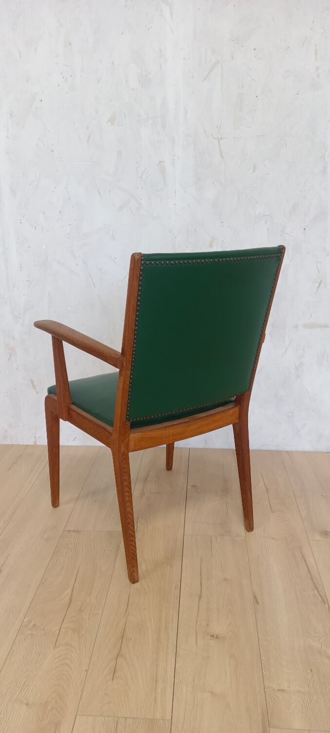 Oak armchair from the 1950s