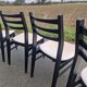 Lot de 4 chaises vintage design scandinave