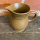 Old pichet sarreguemines beige ceramic 1970s vintage