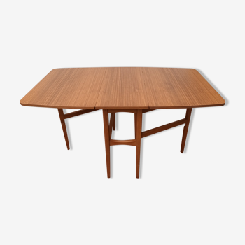Scandinavian folding teak table