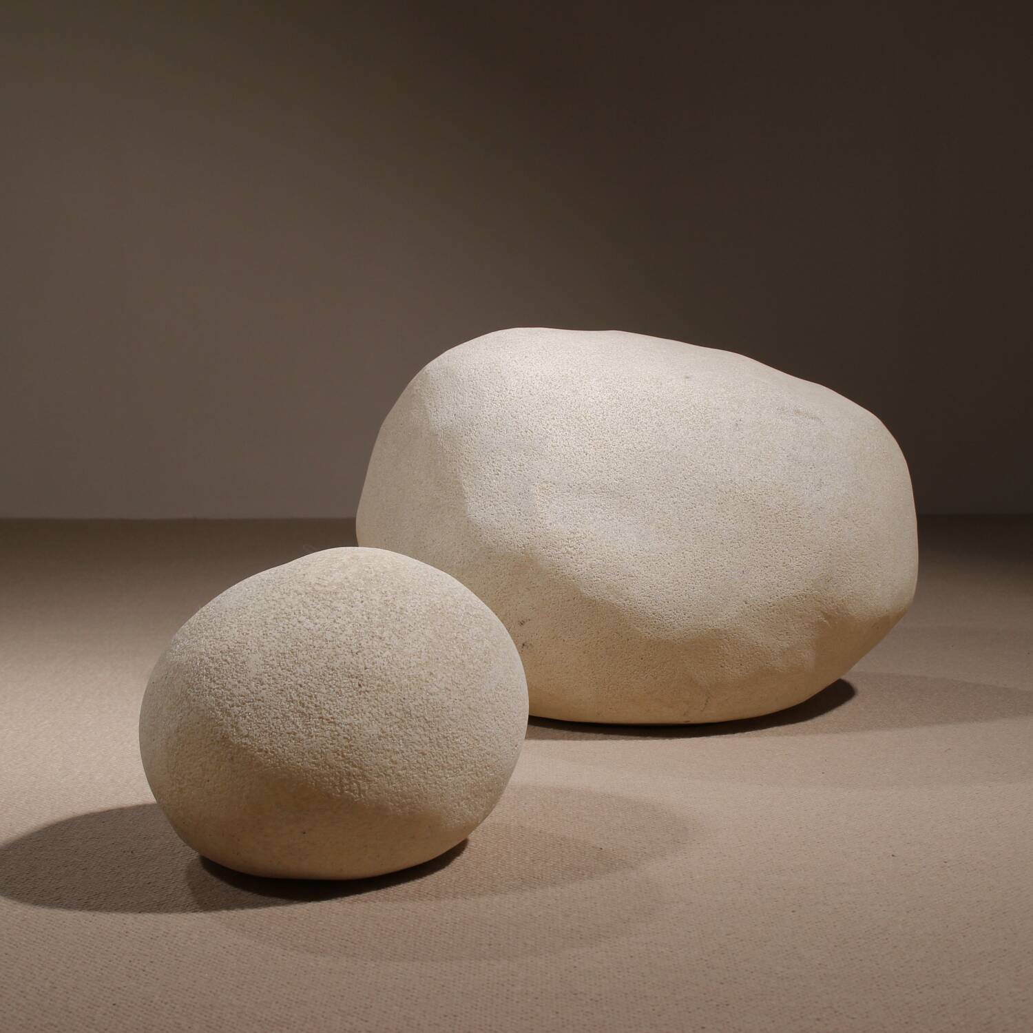 Pair of ‚Moon Rock Dora‘ Lamps by André Cazenave for Atelier A Paris