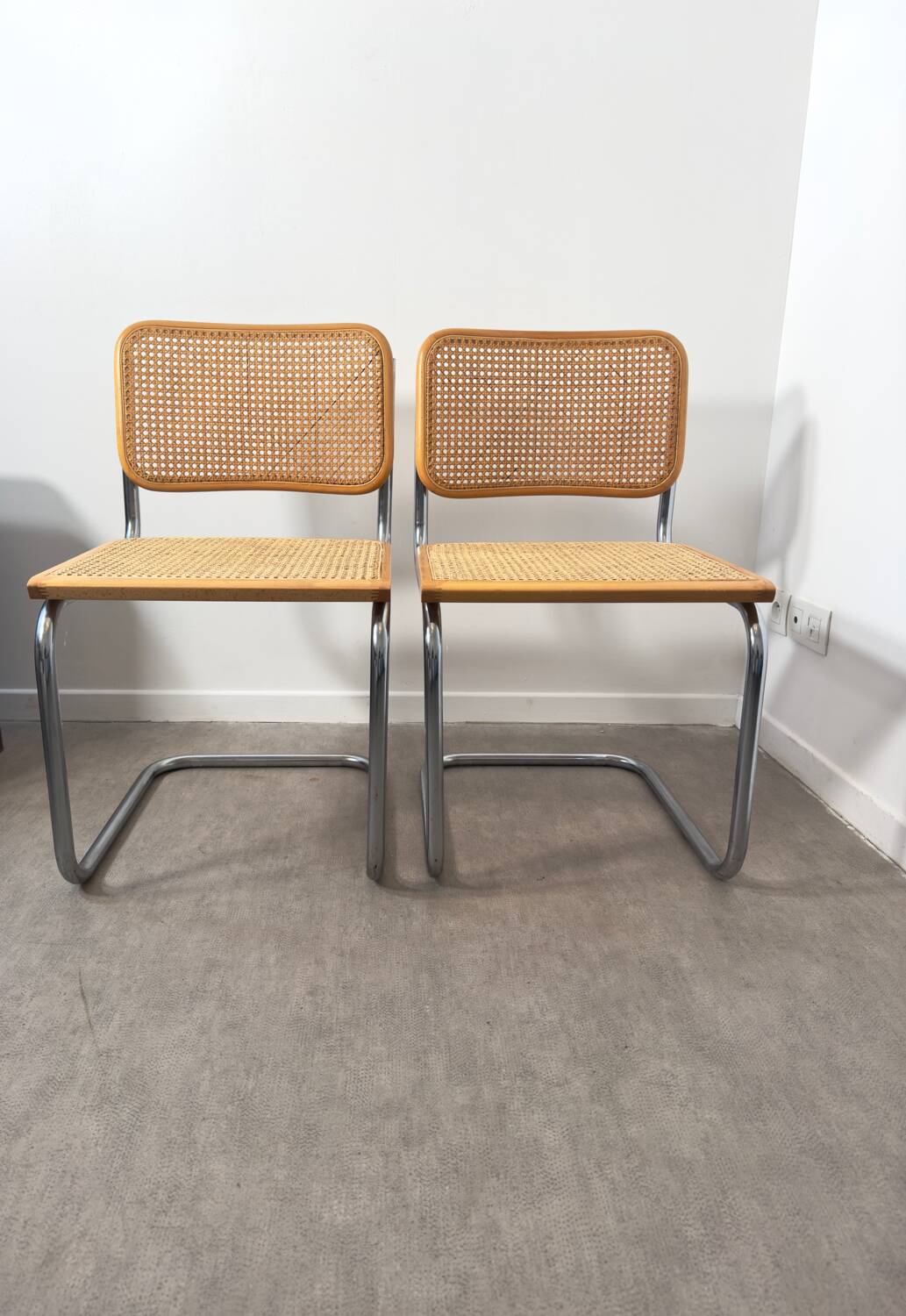Paire de chaises Marcel  Breuer Made in Italy - b32 - Cesca