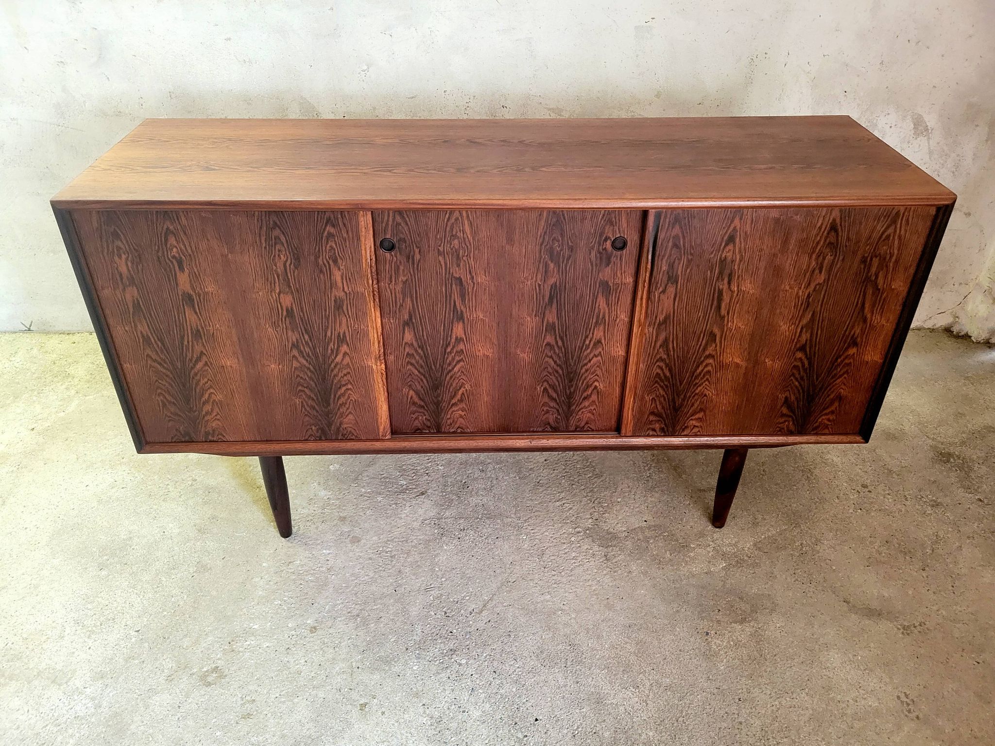 Vintage rosewood sideboard by Gunni Omann for ACO Mobler