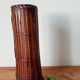 Vase japonais en bambou tressé .Ikebana