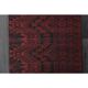 Vintage Turkish Oushak Handmade Wool Cotton Red Runner Rug 78x258