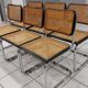 Suite de 6 chaises modèle Cesca B32 par Marcel Breuer vintage 1993