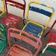 Suite de 8 chaises tolix dépareillées